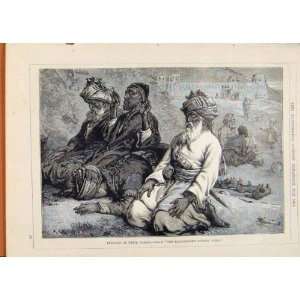  London Almanack 1882 Afghans At Namaz Antique Print: Home 