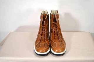 ALEXANDER MCQUEEN/PUMA Brown Suede and Leather Sneakers  