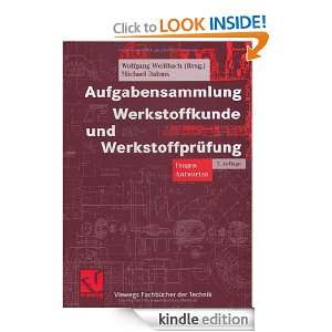 Aufgabensammlung Werkstoffkunde und Werkstoffprüfung (German Edition 