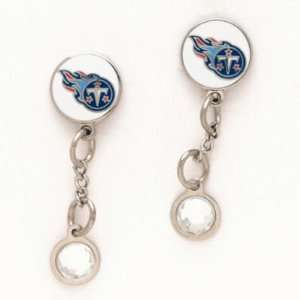  TENNESSEE TITANS OFFICIAL LOGO EARRINGS: Sports & Outdoors