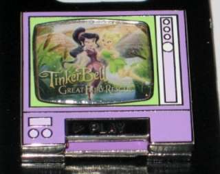 Tinker Bell & Vidia The Great Fairy Rescue DVD TV Slider Disney Pin LE 