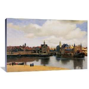  View of Delft   Gallery Wrapped Canvas   Museum Quality 