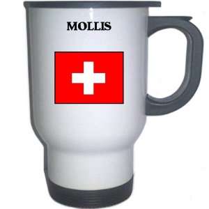  Switzerland   MOLLIS White Stainless Steel Mug 