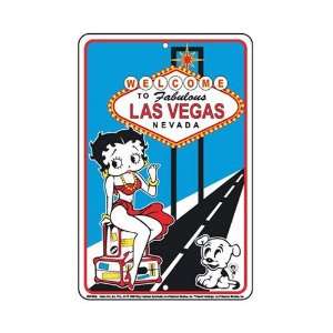    Betty Boop in Las Vegas, Novelty Metal Parking Sign