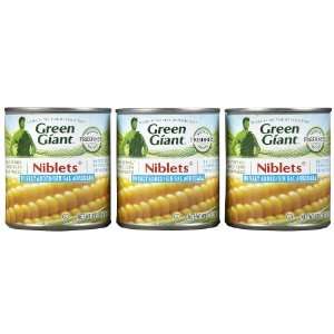 Green Giant Corn Niblets, No Salt, 11 oz, 3 pk:  Grocery 