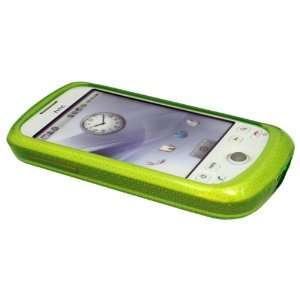  Apple Green Soft Rubberized Plastic Jelly Skin Case Cover for HTC 