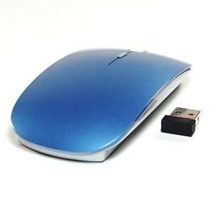  Blue 2.4G RF DPI Blue Optical light wireless USB Mouse for Apple 