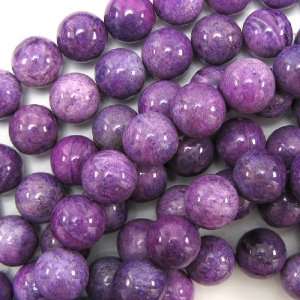  10mm dark purple sugilite round beads 16 strand