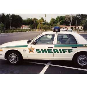  CODE 3 MANATEE COUNTY, FL SHERIFF POLICE DECALS   1/24 