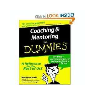  Coaching & Mentoring for Dummies Marty Brounstien Books