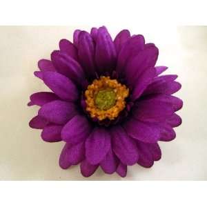  NEW Small Bright Purple Daisy Hair Flower Clip, Limited 