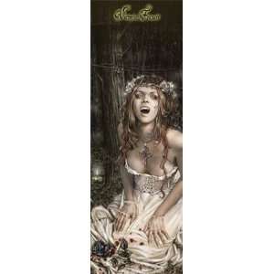  Vampire Girl Door Poster Print by Victoria Francés, 21x62 