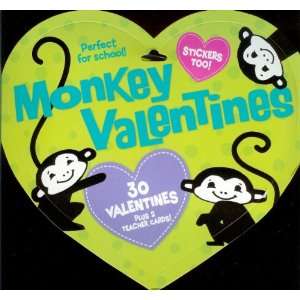  Monkey Valentine Cards for Children (04648) Health 
