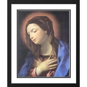 Reni, Guido 20x23 Framed and Double Matted Virgin of the Annunciation 