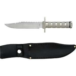 Survival Knife and Kit   Silver 