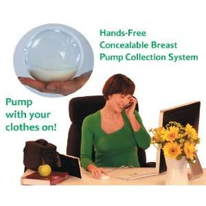   Shaped Breast Pump Milk Collection System For Hospital Grade Pumps
