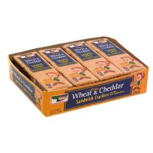 Keebler Sandwich Crackers, Wheat & Cheddar, 1.3 Ounce Packages (Pack 