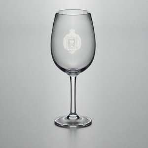  USNA White Wine Glass by Simon Pearce