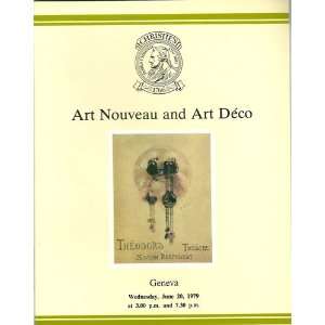  Christies Auction Catalog: Art Nouveau and Art Deco 