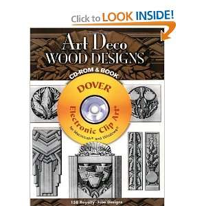com Art Deco Wood Designs CD ROM and Book (Dover Electronic Clip Art 