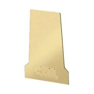  CRL Satin Brass End Cap for B5T Series Tapered Base Shoe 