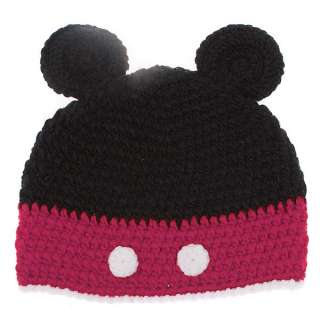 Lovely Cartoon Micky Mouse Knitted Wool Winter Cap Hat Beanie for 