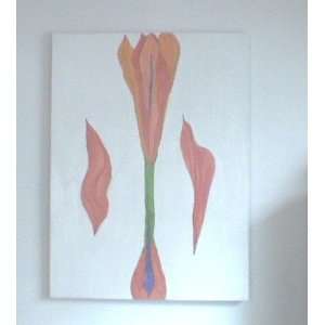  Large Tulip Acrylic Painting