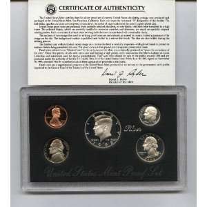  1993 US Mint Silver Proof Set with Certificate of 