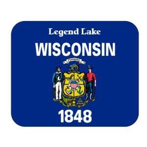   US State Flag   Legend Lake, Wisconsin (WI) Mouse Pad 