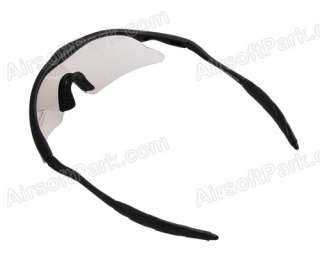 Sporty UV400 Protection Police Shooting Glasses White  