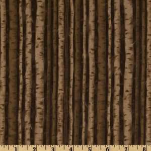  44 Wide Mrs. Marchs Autumn Forest Trees Brown Fabric By 