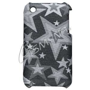  Iphone 3g Gray Star Fabric Back Protector Case: Everything 