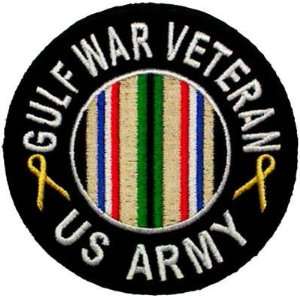 GULF WAR Veteran US ARMY VET Military Biker Vest Patch
