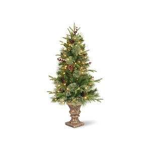   Colonial Entrance Christmas Tree; 100 Clear Lights UL: Home & Kitchen