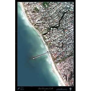  San Clemente, California Satellite Map/Print 24x36 