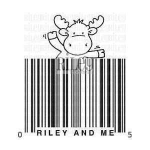  Riley & Company Cling Mount Rubber Stamp Barcode; 3 Items 