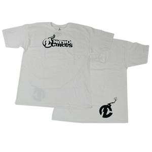  Nitro Circus Nitro Logo Short Sleeve T Shirt   Large/White 