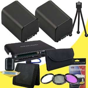   HFS100 HFS200 Digital Camcorder DavisMAX BP819 Accessory Bundle