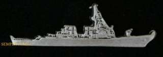 USS MILIUS DDG 69 US NAVY HAT PIN DESTROYER  