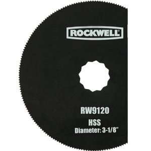  3 Pack Rockwell RW9120 3 1/8 HSS Semicircle Saw Blade for 