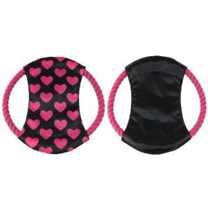  Hearts Rope Dog Training Frisbee Flying Disc: Pet Supplies