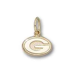  Green Bay Packers Solid 14K Gold G Logo 1/4 Pendant 
