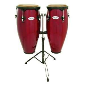  Toca 2300RR Conga Drum Set, Red Musical Instruments