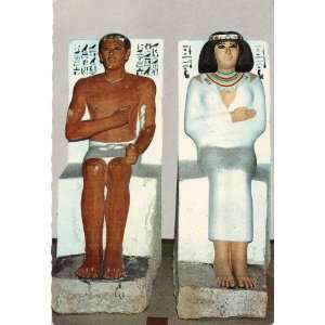  Post Card: CAIRO, THE EGYTPIAN MUSEUM (Prince Rahotep and 