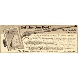  1914 Vintage Ad Marlin Guns Firearms Rifle Shotgun Book 