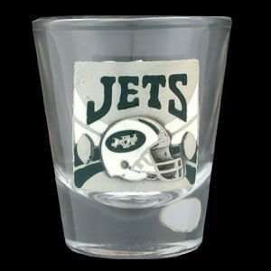  New York Jets   Round NFL Shot Glass