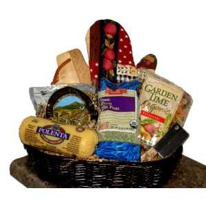 Natures Best Treasures Organic Gourmet Gift Basket with a 