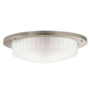 By Kichler Lighting Athenos Collection Antique Pewter Finish Flush Mt 
