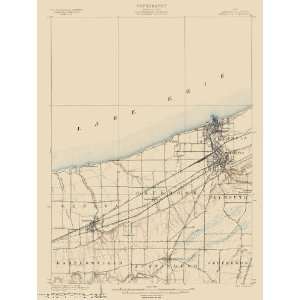  USGS TOPO MAP ASHTABULA OHIO (OH) 1905: Home & Kitchen