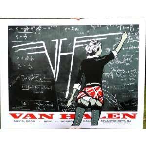  Van Halen Poster   At Boardwalk Hall by Billy Perkins 